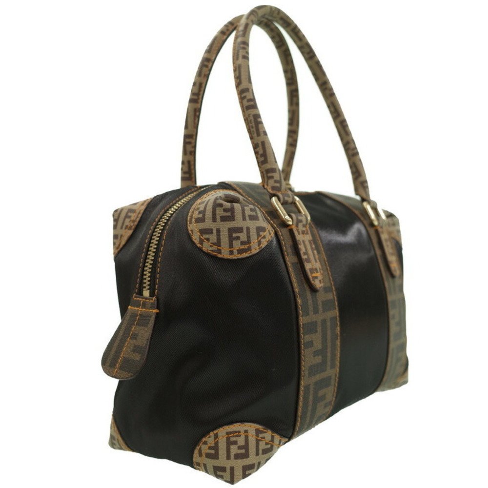 FENDI Zucca Zucchino Boston Bag Handbag - Picture 2 of 9